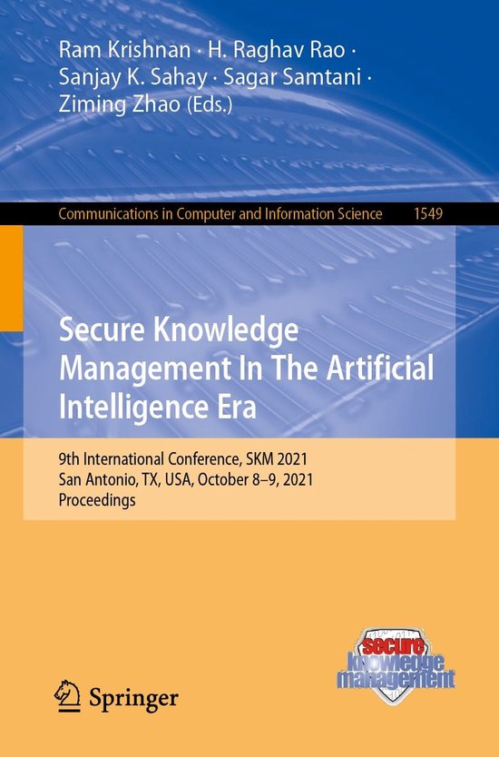 Springer Nature Proceedings Computer Science - Secure Knowle ... - cover