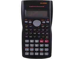 Kbstronics wetenschappelijke wiskunde rekenmachine - inclusief batterijen - Zwart - 5 jaar garantie