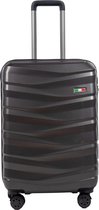 Fransesco koffers - Dark grey - Klein - (55,00 cm) - handbagage koffer