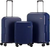 Francesco koffers - Donkerblauw - Set van 3 - reiskoffer