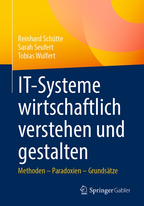IT-Systeme wirtschaftlich verstehen und gestalten - cover