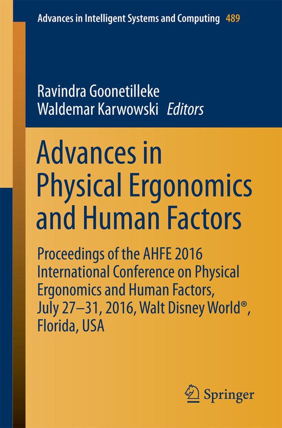 Advances in Physical Ergonomics & Human Factors - cover