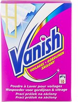 VANISH Waspoeder Voor Witte Gordijnen & Vitrage - Behandelt Vanaf 30°C - 10 Wasbeurten x 2 stuks