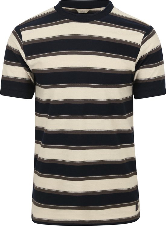 Dstrezzed - Mason T-shirt Streep Multicolour - Heren - Maat S - Regular-fit