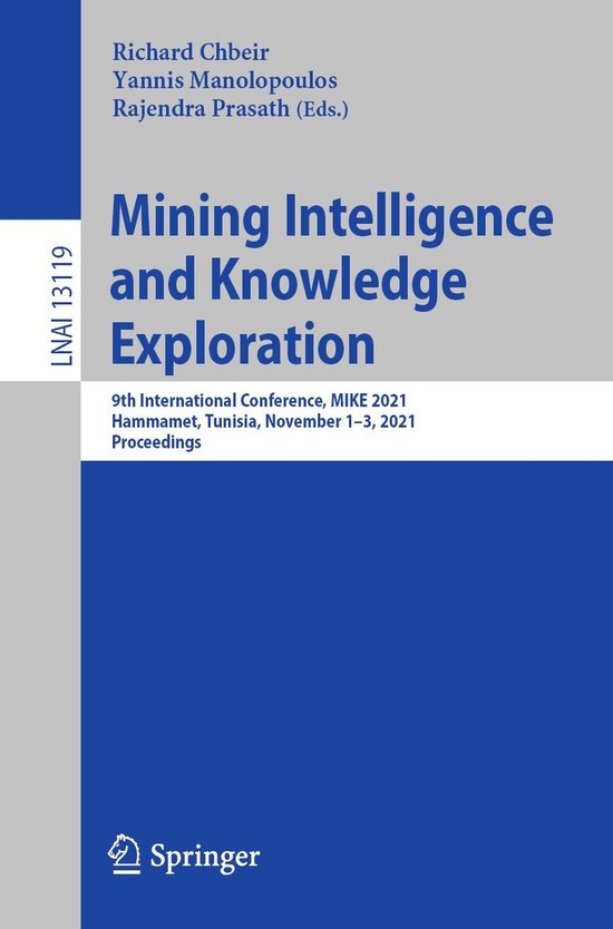 Springer Nature Proceedings Computer Science - Mining Intell ... - cover
