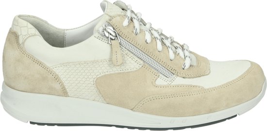 Durea 6260 H GO - Lage sneakersDames sneakers - Kleur: Wit/beige - Maat: 42