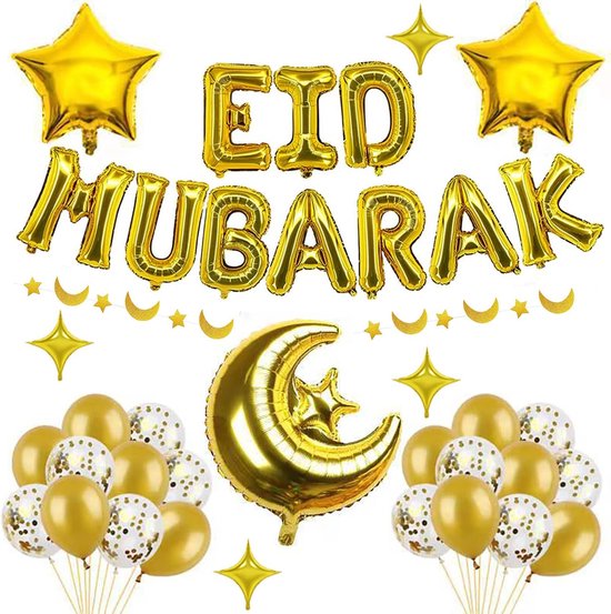 Eid Mubarak en Ramadan versiering | Voor het mooiste feest - Feestartikelen, Traktaties en Speelgoed