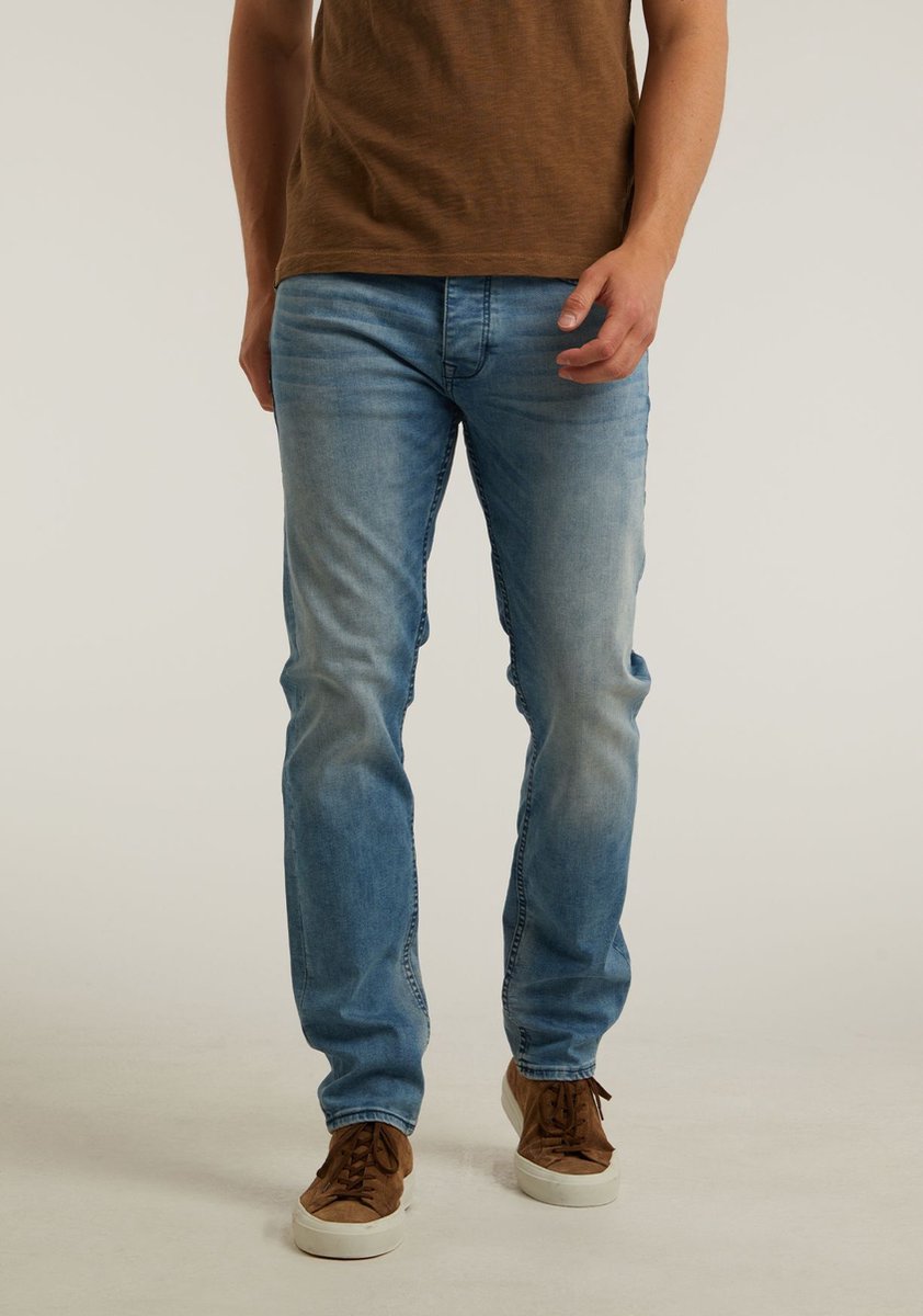 CHASIN' Jeans Heren - Jeans Met Rechte Pijp - Crown Barkis - Broek - Blauw