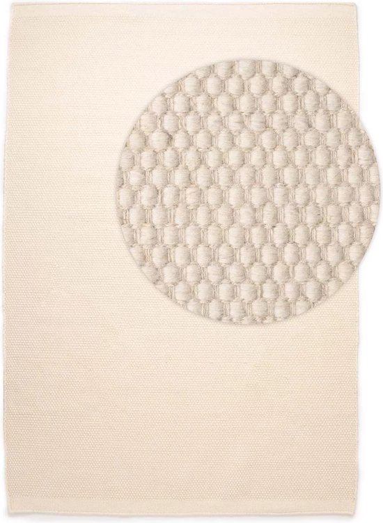 Tapis en laine - Ulstein blanc 200x300 cm