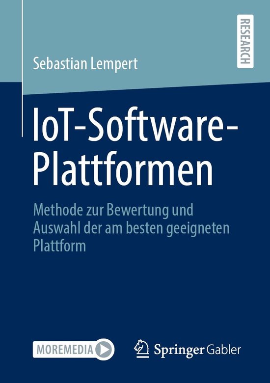 Business and Economics (German Language) - IoT-Software-Plat ... - cover