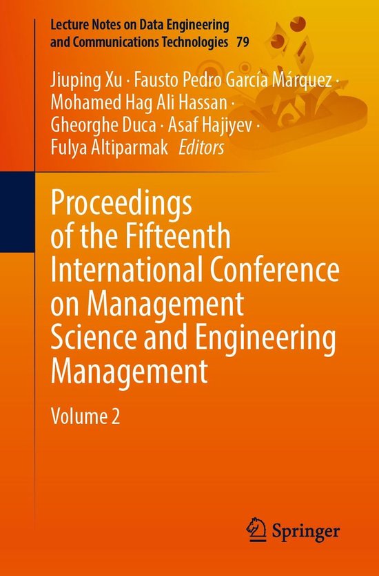 Springer Nature Proceedings excluding Computer Science - Pro ... - cover