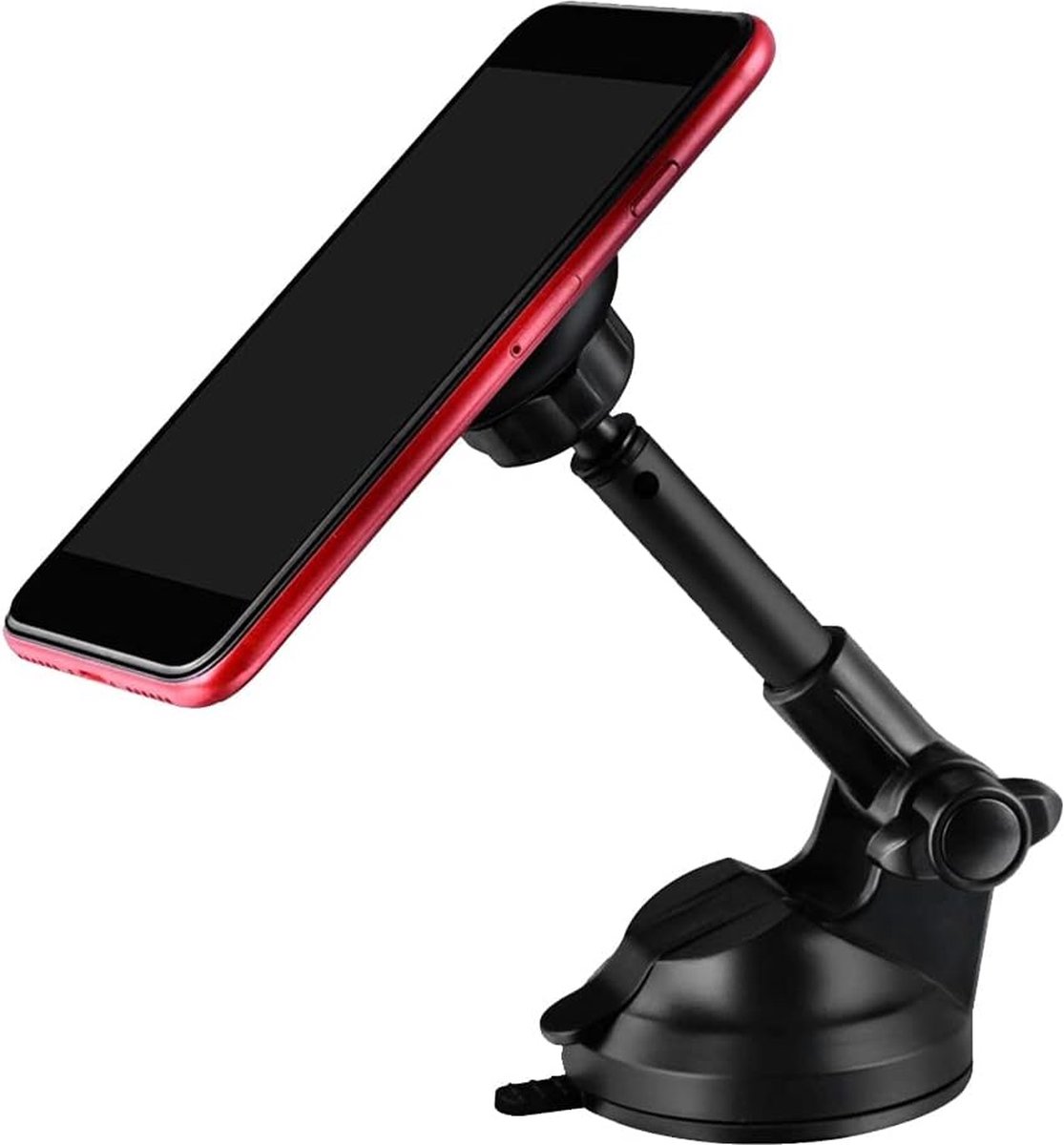 Universele Autohouder Telefoon - Sterke Zuignap - Magnetisch incl. 2x Magneet plaatjes - Geschikt voor Dashboard - Voorruit - Raam - Bureau - Auto Accessoires - Telefoonhouders Auto Magnetisch - GSM Houder Auto - Smartphonehouder – foto 8