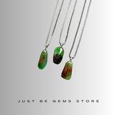 Gemstone ketting Chrysophraas