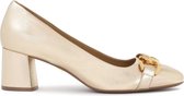 Gold insole comfort pumps