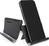 Opvouwbare Telefoonstandaard - Verstelbare Tabletstandaard - Handige Telefoonhouder voor Video's en Meer - Zwart