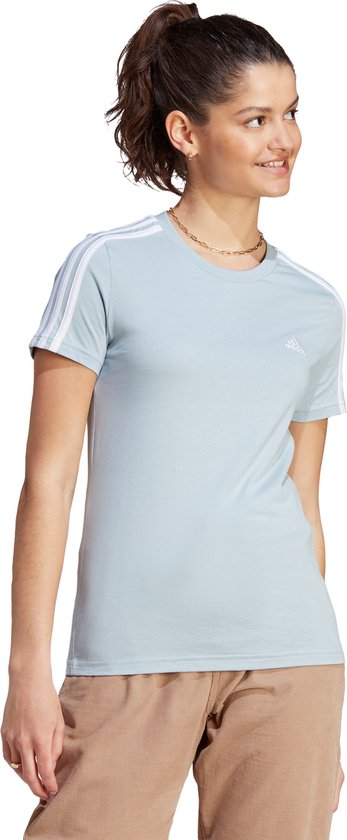 Adidas Sportswear Essentials Slim 3-Stripes T-shirt - Dames