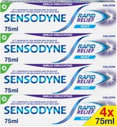 Sensodyne Rapid Relief tandpasta voor gevoelige tanden 4x75ml