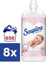 Adoucissant hypoallergénique Soupline (Pack économique) - 8 x 1,9 l (656 lavages)