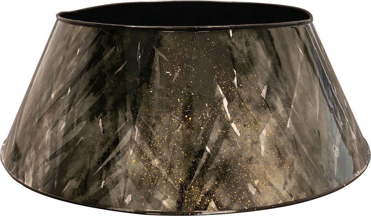 TS Collection - Kerstboomring Shadow gold - 67x26 - Metaal & Epoxy - Exclusieve woonitems voor binnen - Handgemaakt - Unieke print - Designed by Lammie