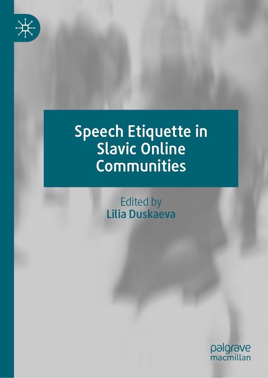 Speech Etiquette in Slavic Online Communities - cover