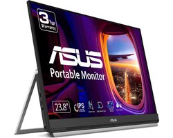 ASUS ZenScreen MB249C - Portable Monitor - USB-C 60W - 24 inch - 75hz - Met Stand