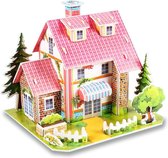 Ainy - 3D puzzel mini droomhuisje: Miniatuur huisjes bouwpakket / speelgoed knutselpakket / educatief knutselen meisjes - hobby puzzels en creatief modelbouw voor kinderen & volwassenen | 25 stukjes - 15x13x12cm