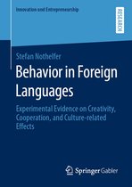 Innovation und Entrepreneurship - Behavior in Foreign Languages