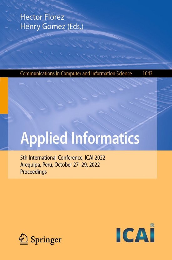 Springer Nature Proceedings Computer Science - Applied Infor ... - cover