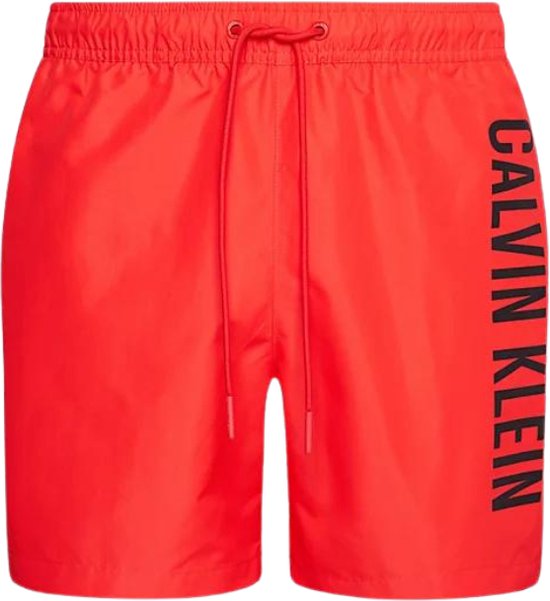 Calvin Klein Short de bain avec cordon de serrage Medium pour homme – Heat Hot – Taille L