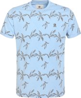 Gabbiano T-shirt T Shirt 154519 Tile Blue Mannen Maat - M