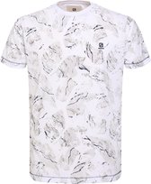 Gabbiano T-shirt T Shirt Met Allover Print 154529 101 White Mannen Maat - 3XL