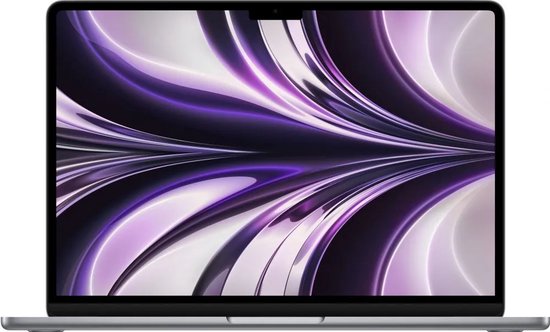 Apple MacBook Air 2022 M2 8-core, 16GB ram, 10-core GPU, 512GB ssd, Qwerty, Grijs