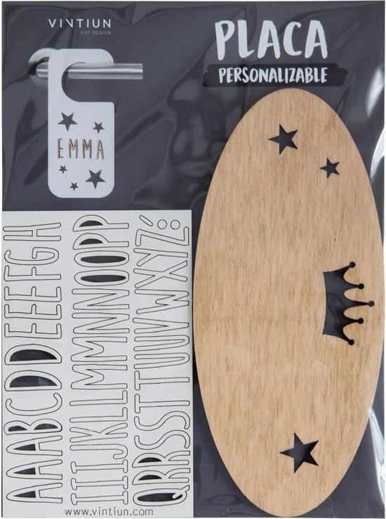 Plaque signalétique bois - chambre bébé - chambre enfant - fabriquez votre eigen plaque signalétique - bois avec lettres blanches - Vintiun