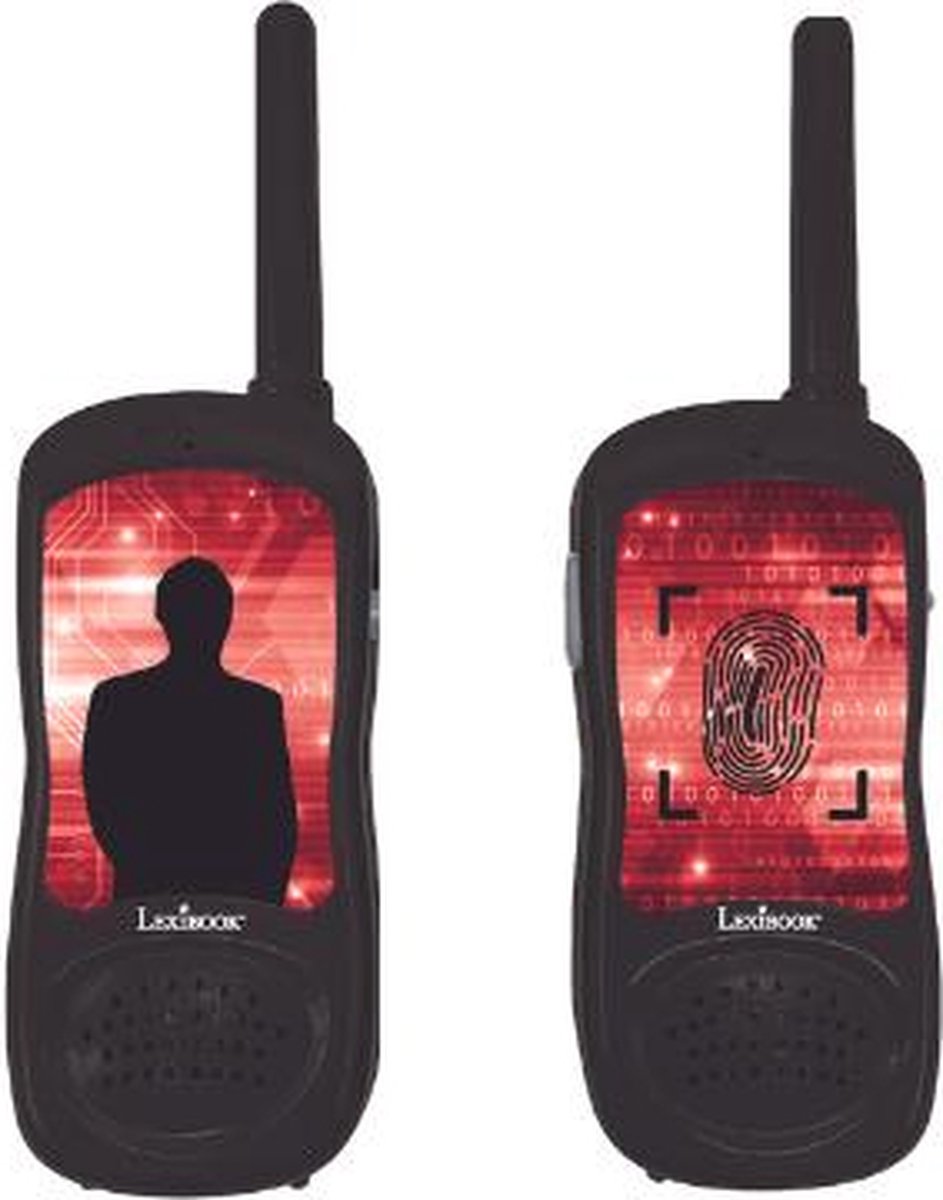 compleet Spionnenset met walkie-talkies tot 120m, verrekijker, zaklamp en kompas