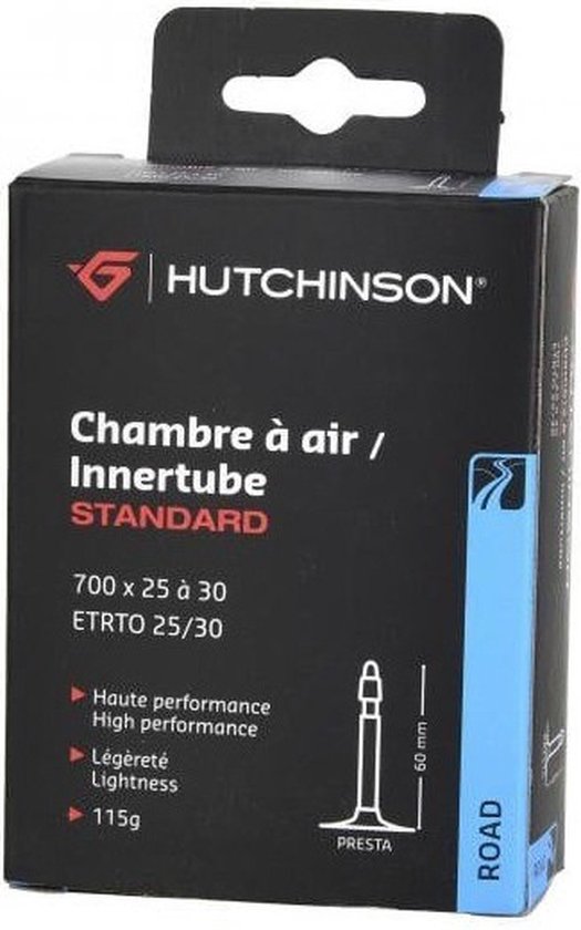 Hutchinson Standard Innertube 700x25/30 - Presta 60mm