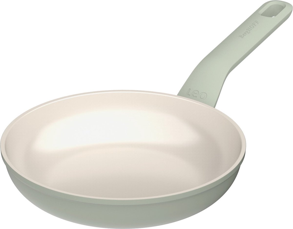 Balance Koekenpan, 20 cm, 1.2 L, Sage, Gerecycled Aluminium - BergHOFF Leo Line