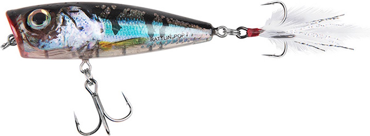 Salmo Floating Rattlin' Pop Clear Holo Smelt 7cm Clear Holo Smelt