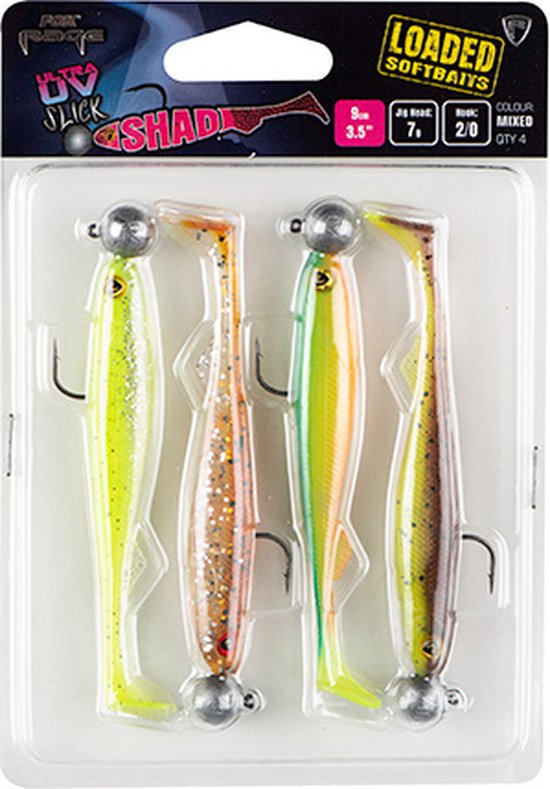 Fox Rage Slick Shad Loaded UV - 11 cm - mixed colour pack van Fox Rage — afbeelding 4