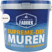 Supreme-dek | RAL 9016 | 10 liter | DE MUURVERFFABRIEK