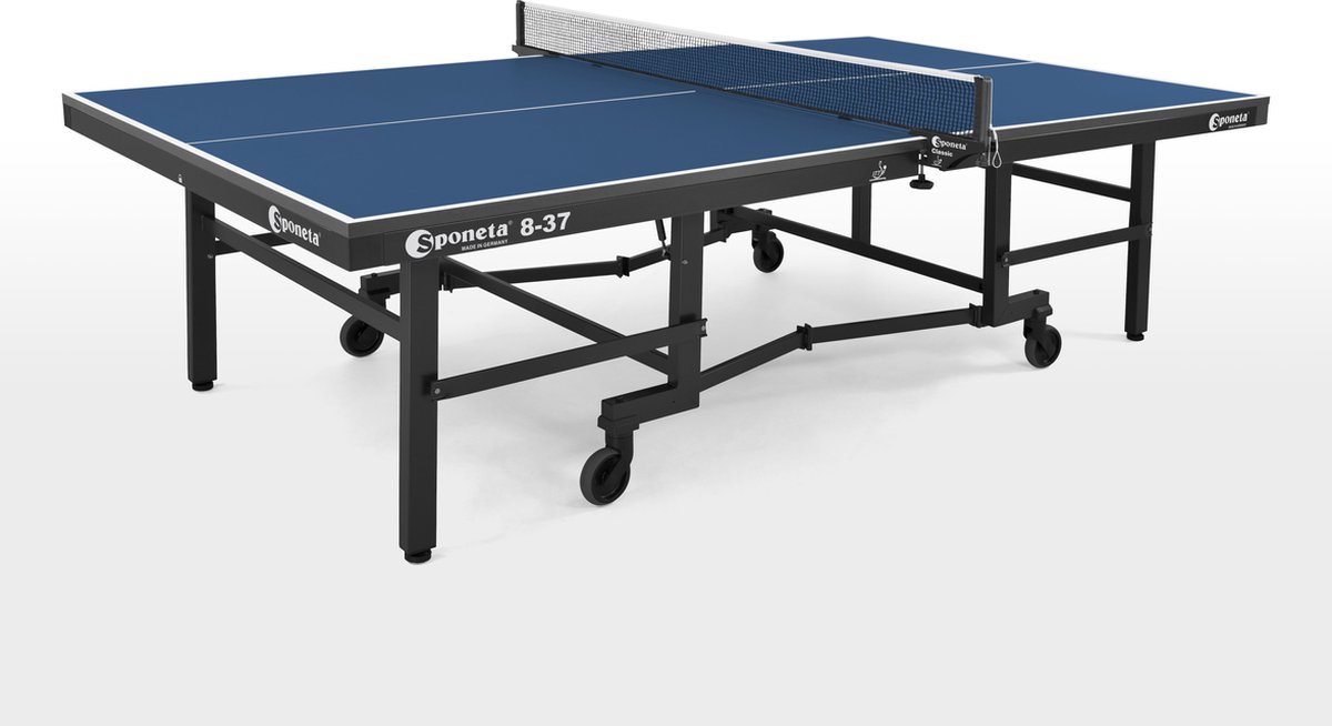 Sponeta S8-37 indoor - kleur blauw - ITTF goedgekeurd - professioneel - tafeltennistafel - Duits