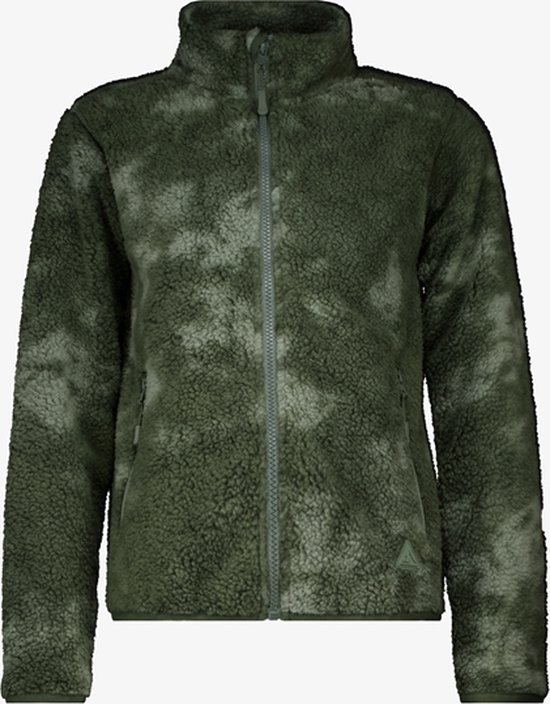 Mountain Peak jongens fleece vest camouflage print - Groen - Maat 128