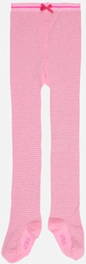 Le Big gestreepte glitter maillot maat 122/128 roze