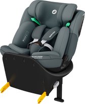 Maxi-Cosi Emerald 360 S autostoel in Tonal Graphite, met zwarte basis.