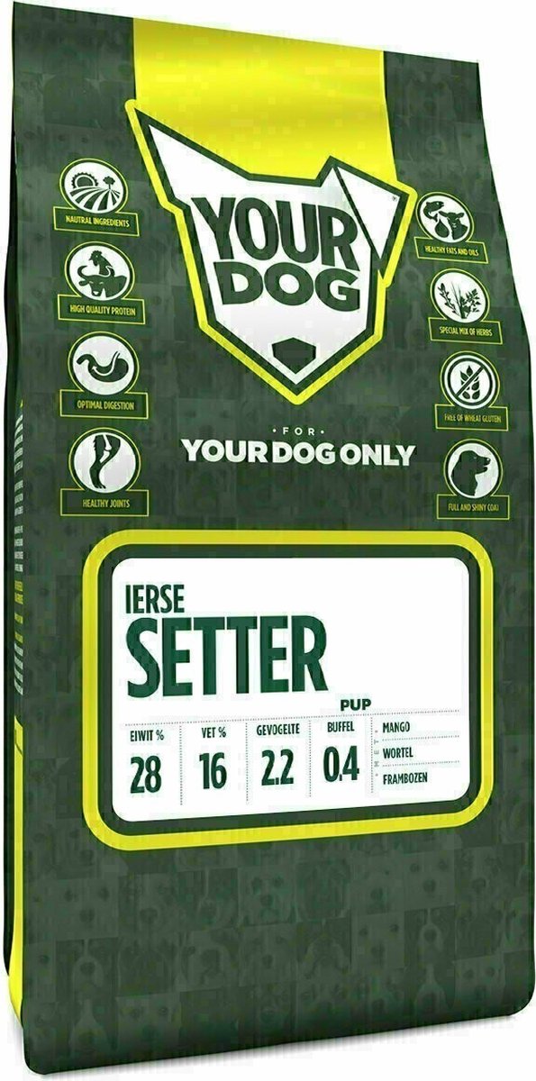 Yourdog Ierse setter Rasspecifiek Puppy Hondenvoer 6kg