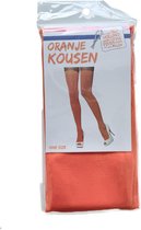3BMT® Oranje kleding Vrouw - EK versiering - kousen - Koningsdag - one size