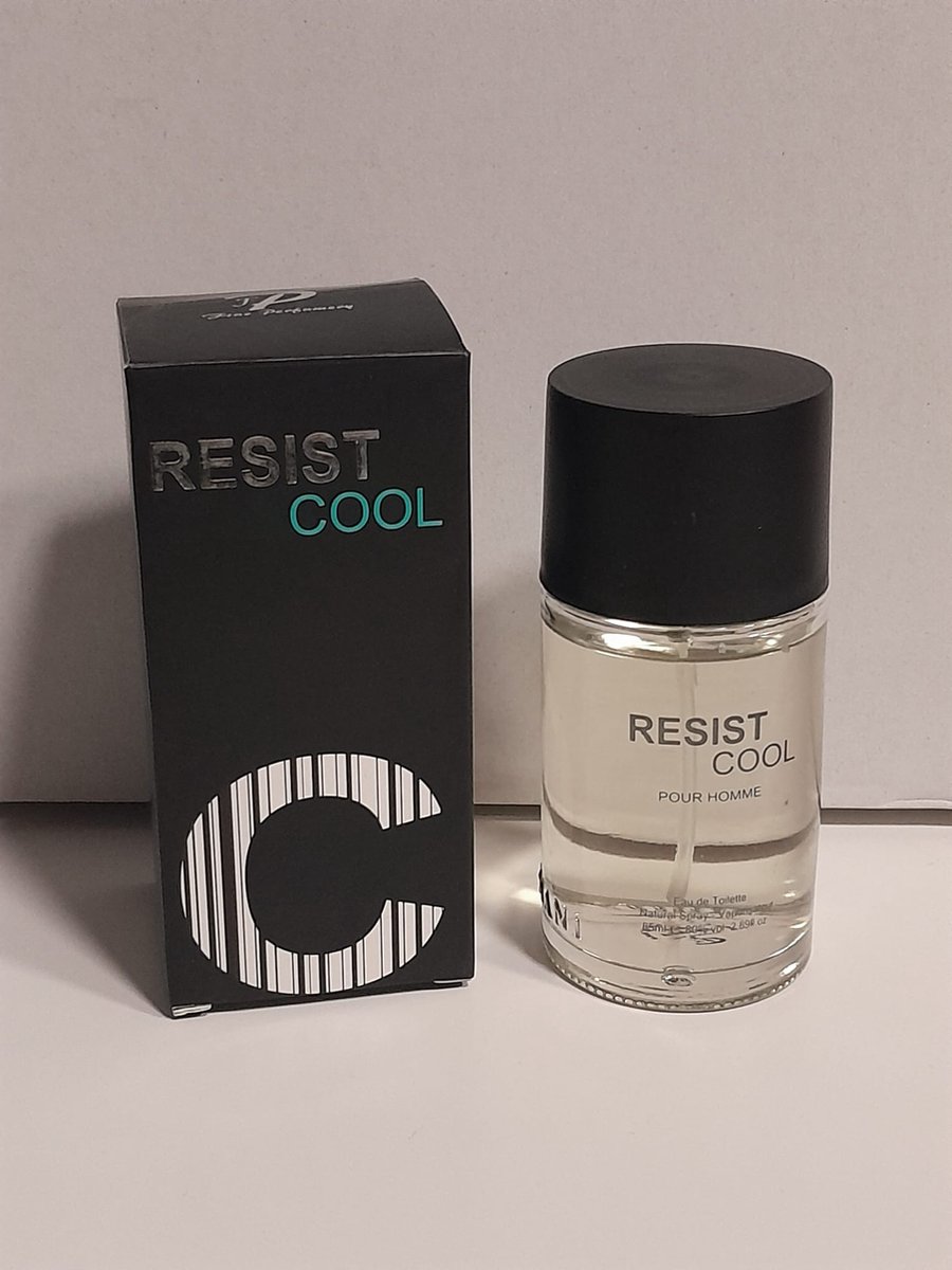 Goedkoopste Fine Perfumery Resist Cool herenparfum Eau de toilette 85 ml.