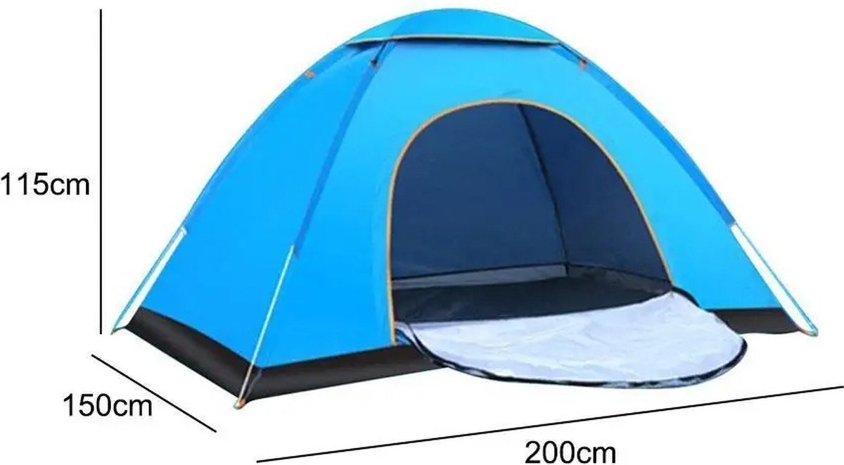 Automatisch Opende Tent -Blauw - Camping - Camping Tent - Zomer - Camping