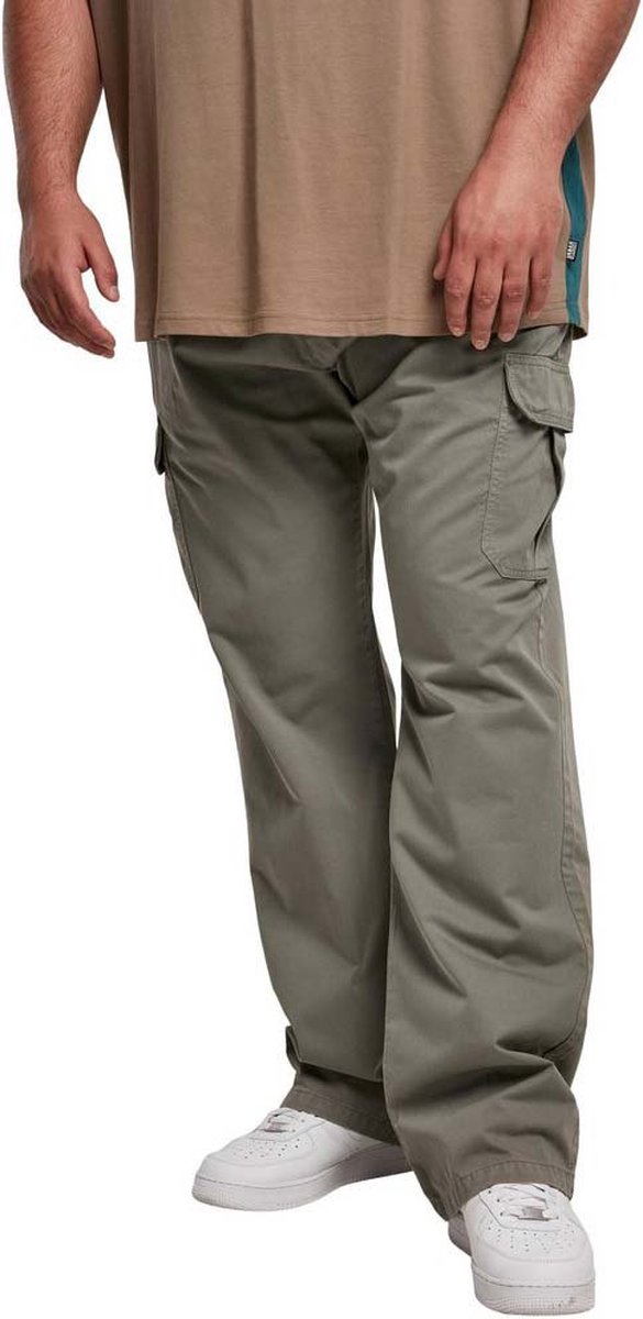 Urban Classics Straight Leg Cargobroek Taille 42 inch Grijs
