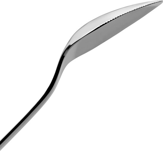 Cuillère à Pamplemousse En Acier Inoxydable Dentelée - Passe Au Lave-Vaisselle, Design Ergonomique Et Polyvalent