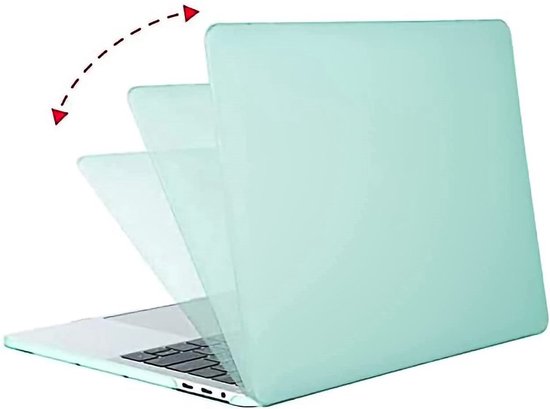 Coque MacBook Pro 13 pouces M1 - Coque Rigide Rigide Hardcover A2338 Coque - Vert Jungle